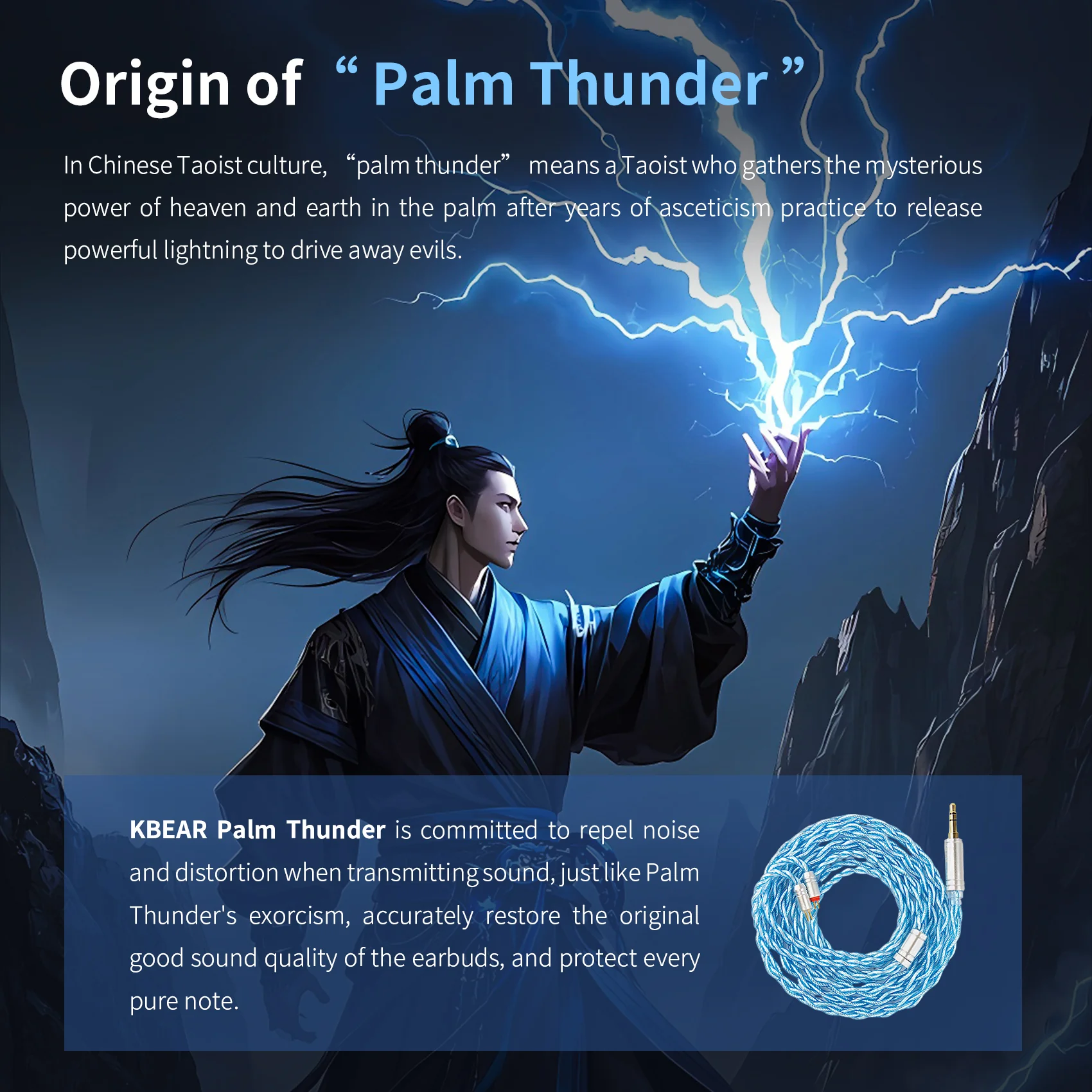 Cáp KBEAR Palm Thunder